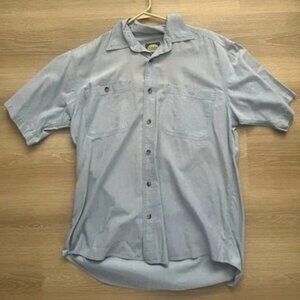 Blue Cabela's Polo Shirt Size Medium Short Sleeve Shirt